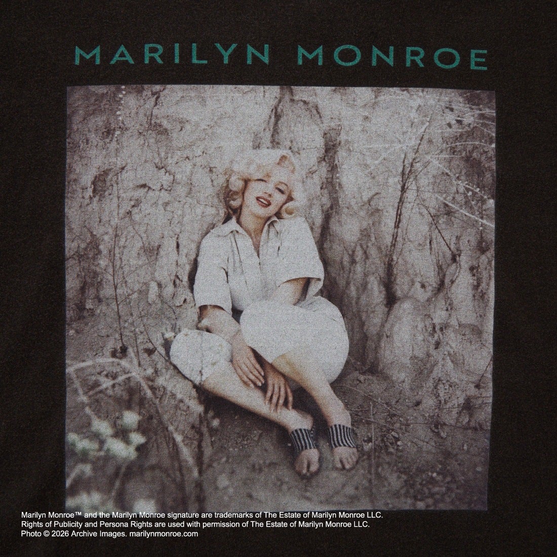Jeans Factory Clothes [ジーンズファクトリークローズ] MARILYN MONROE / 100TH ANNIVERSARY Tシャツ [JFC-262-039] BLACK