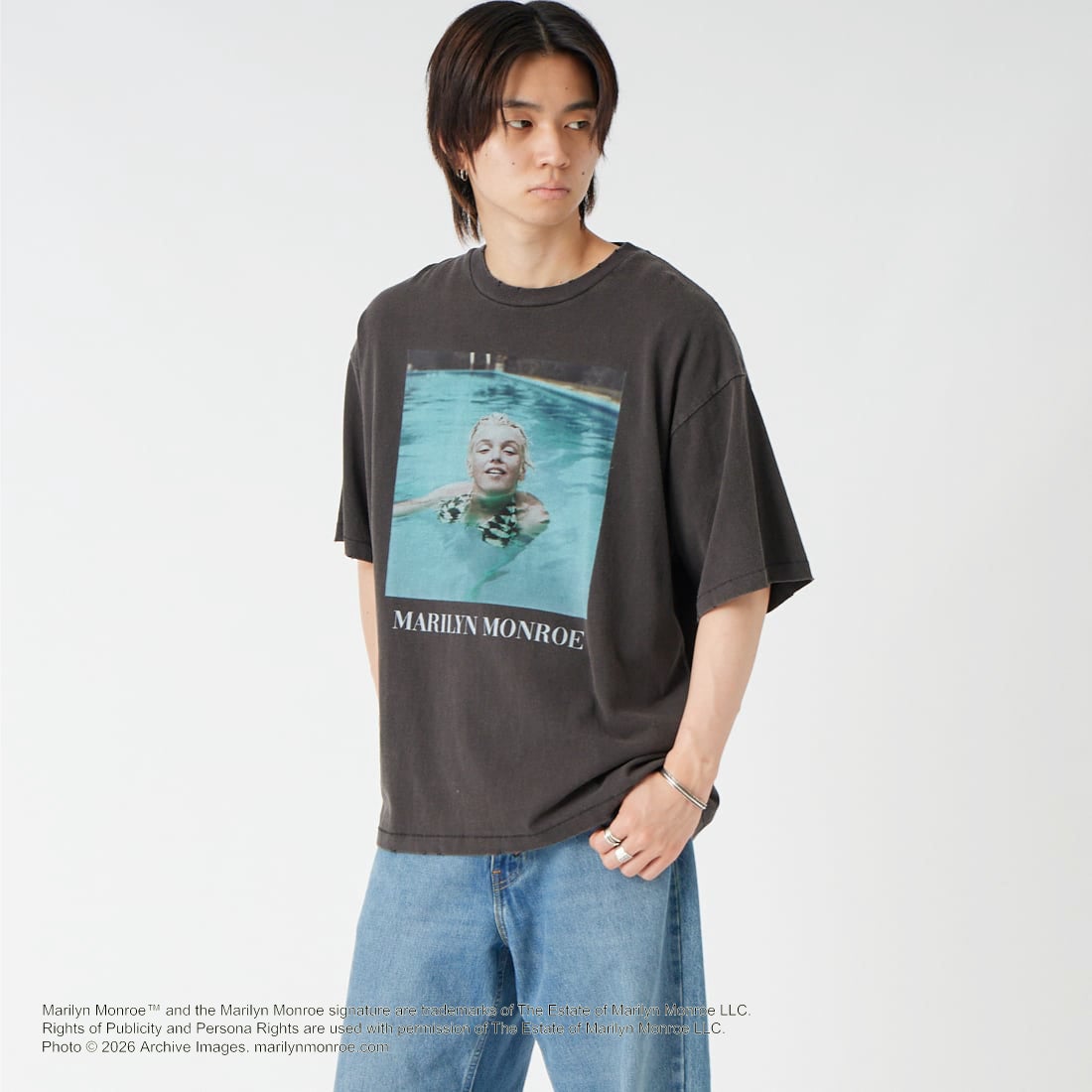 BLACK&&モデル身長：177cm 着用サイズ：L&&