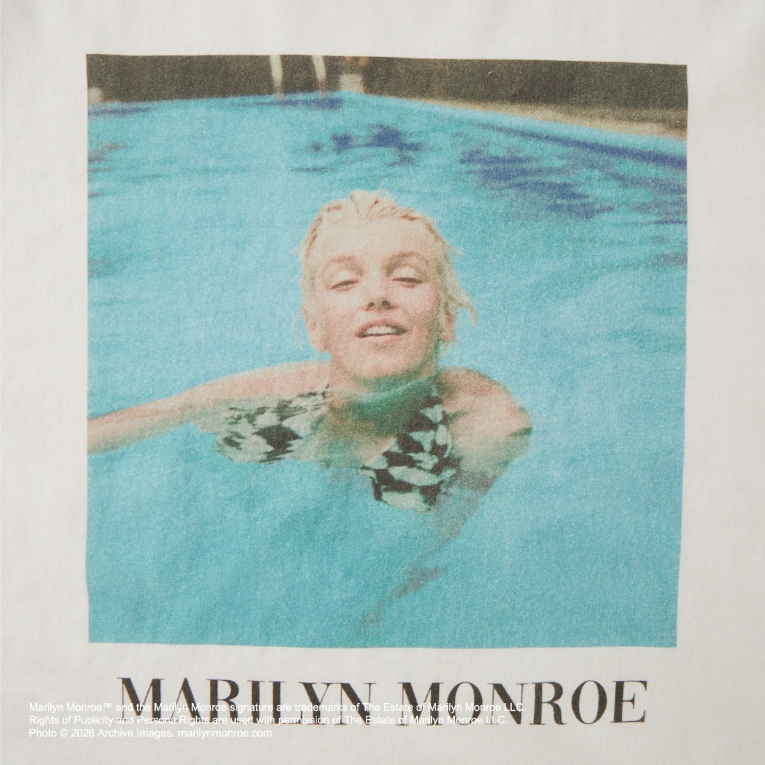 Jeans Factory Clothes [ジーンズファクトリークローズ] MARILYN MONROE / 100TH ANNIVERSARY Tシャツ [JFC-262-040] WHITE