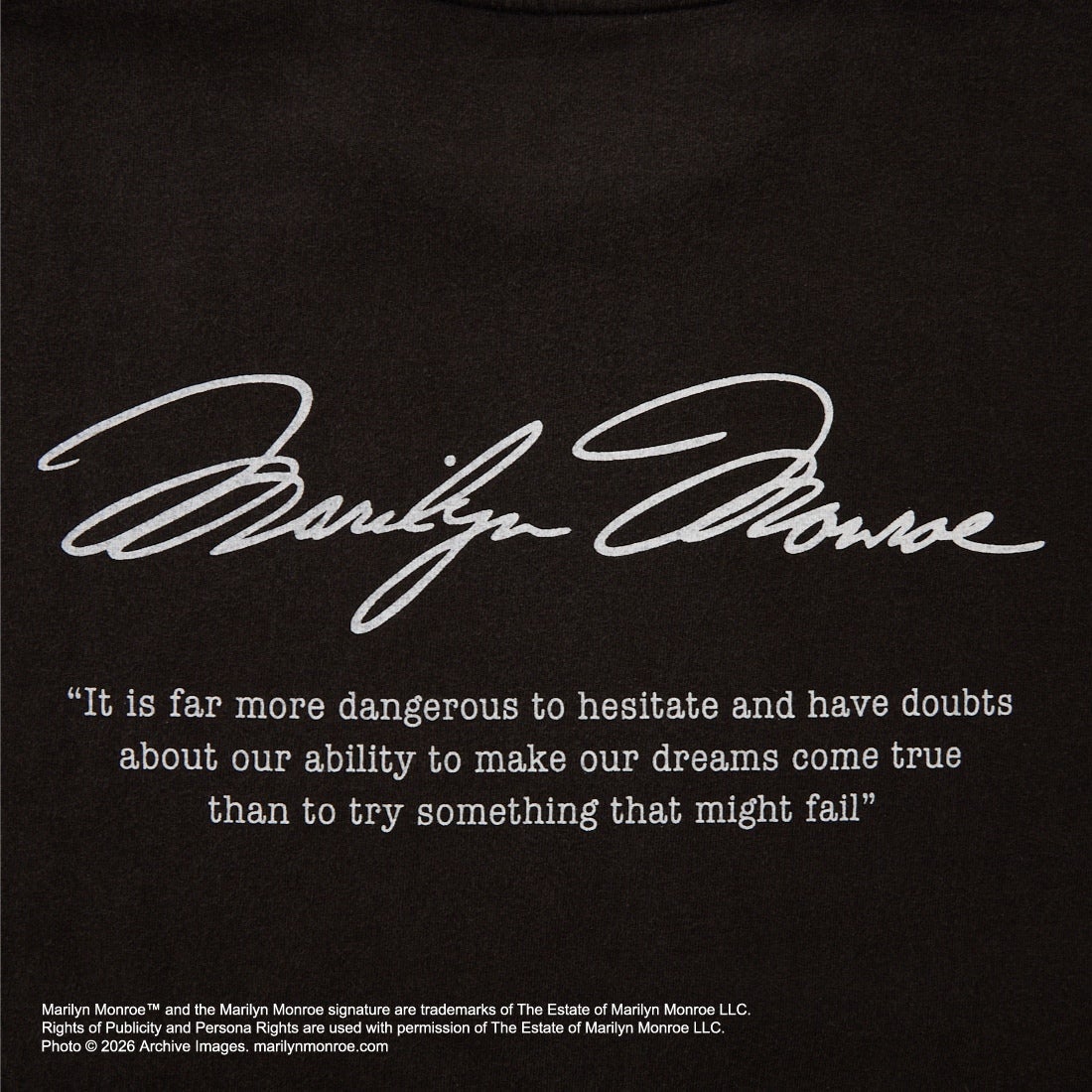 Jeans Factory Clothes [ジーンズファクトリークローズ] MARILYN MONROE / 100TH ANNIVERSARY Tシャツ [JFC-262-040] BLACK