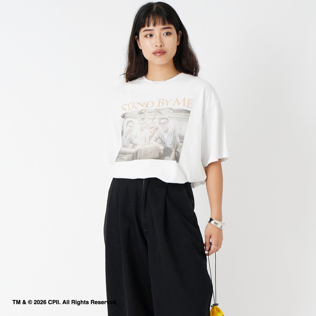 WHITE&&モデル身長：162cm 着用サイズ：S&&
