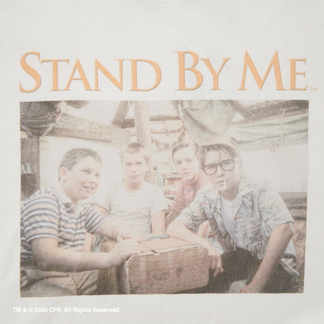 Jeans Factory Clothes [ジーンズファクトリークローズ] STAND BY ME / 40TH ANNIVERSARY Tシャツ [JFC-262-036] WHITE