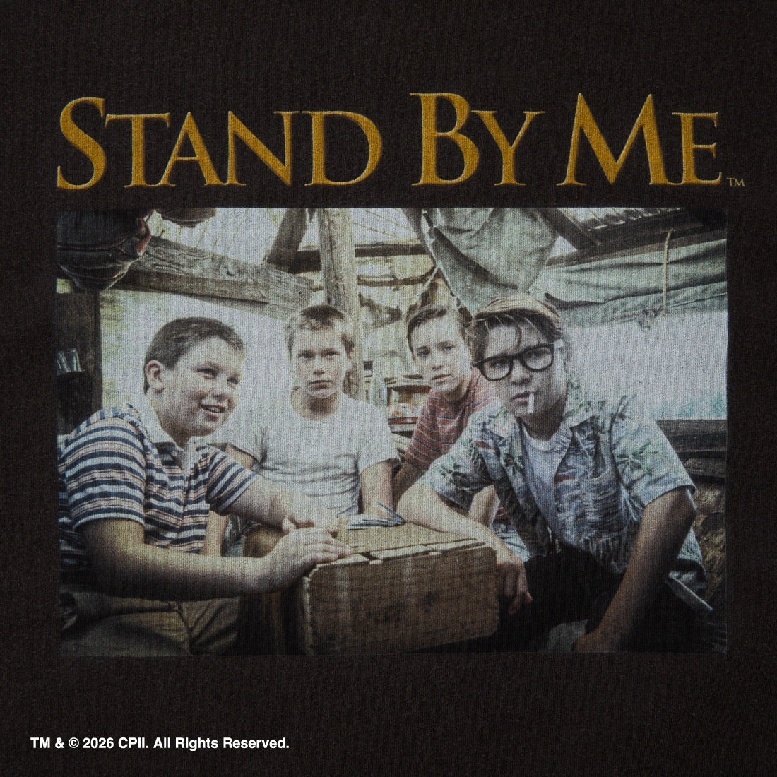 Jeans Factory Clothes [ジーンズファクトリークローズ] STAND BY ME / 40TH ANNIVERSARY Tシャツ [JFC-262-036] BLACK