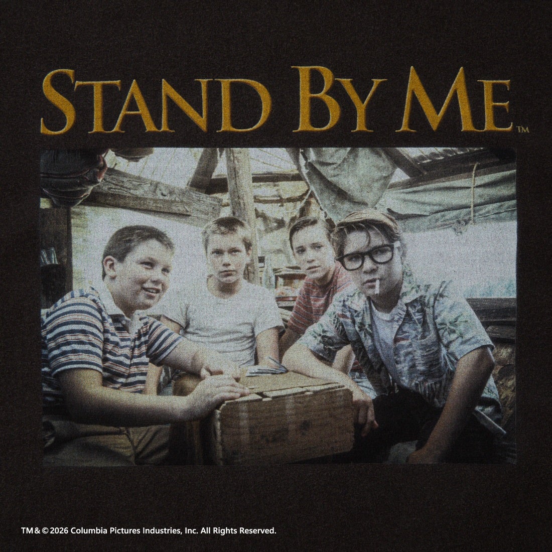 Jeans Factory Clothes [ジーンズファクトリークローズ] STAND BY ME / 40TH ANNIVERSARY Tシャツ [JFC-262-036] BLACK