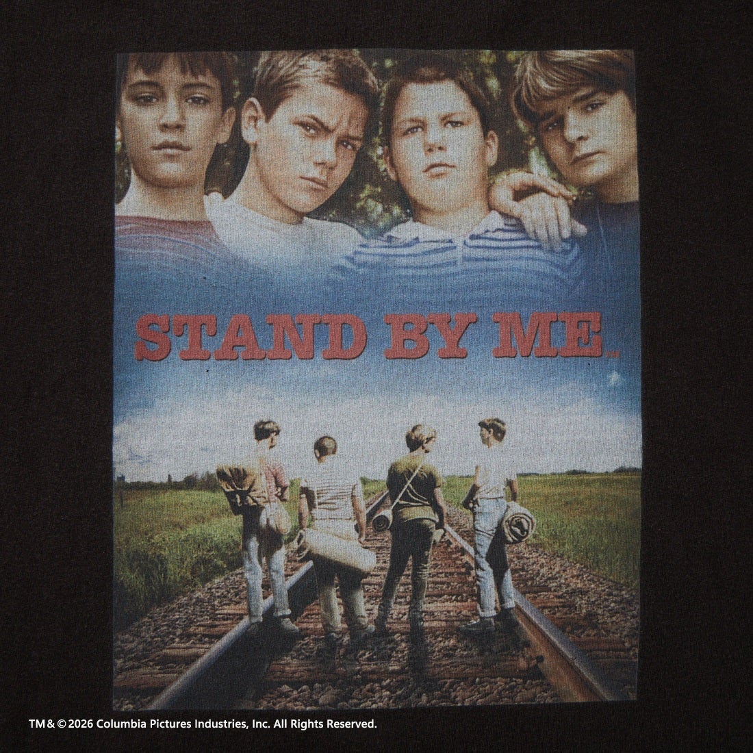 Jeans Factory Clothes [ジーンズファクトリークローズ] STAND BY ME / 40TH ANNIVERSARY Tシャツ [JFC-262-037] BLACK