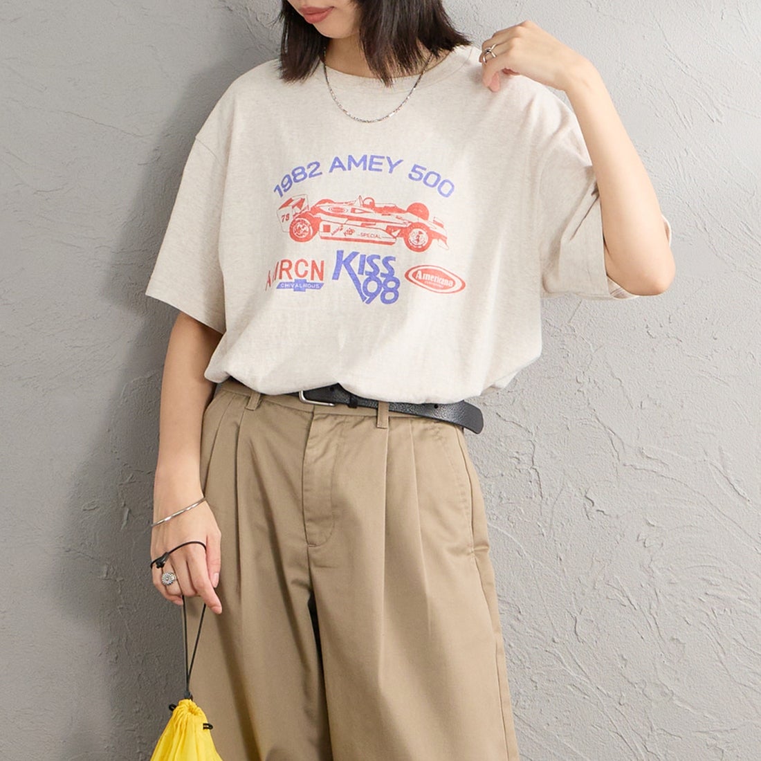 Americana [アメリカーナ] AMRCN バックプリントロングTシャツ [BRF