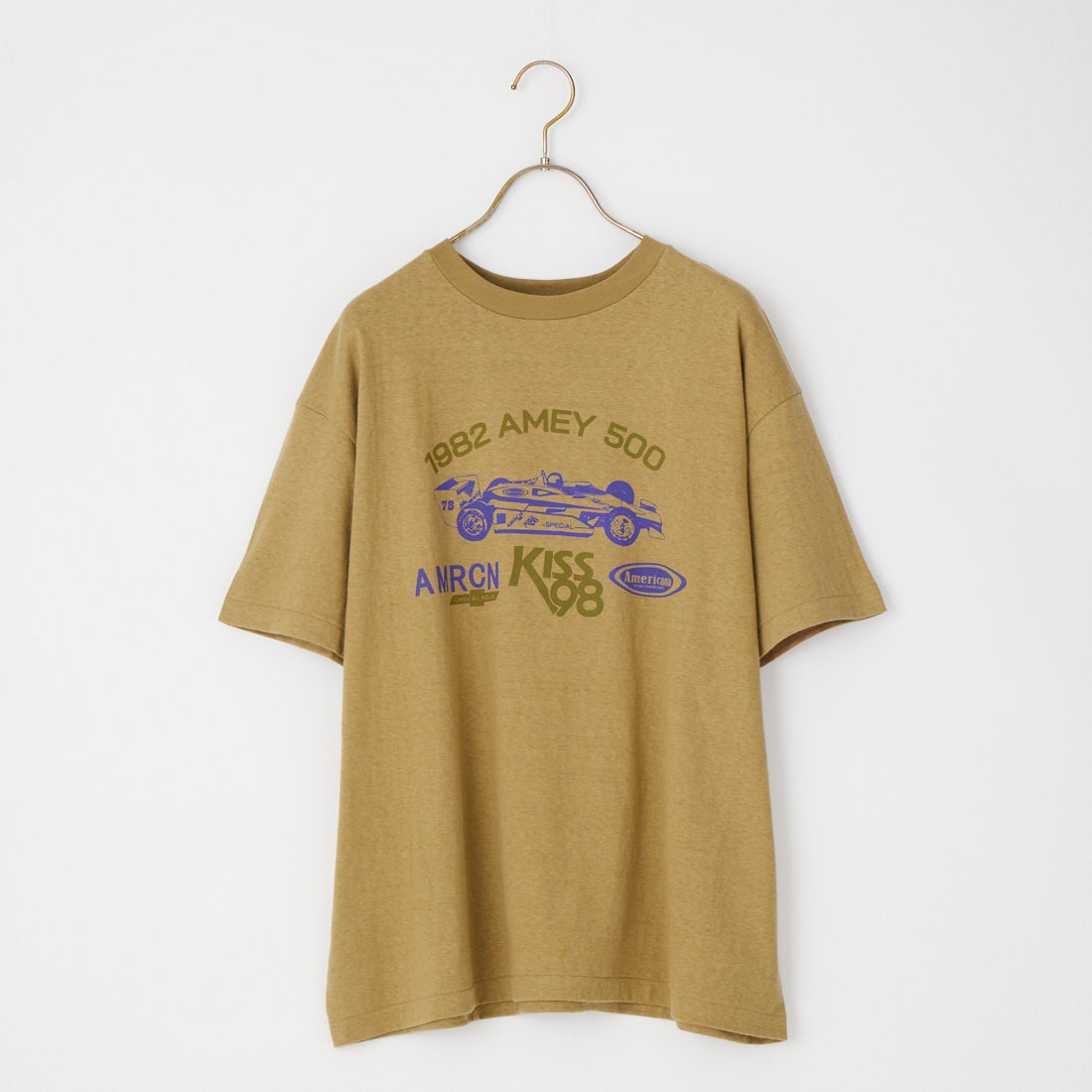 Americana [アメリカーナ] レーシングプリントTシャツ [BRF-848A-3] ｶｰｷ
