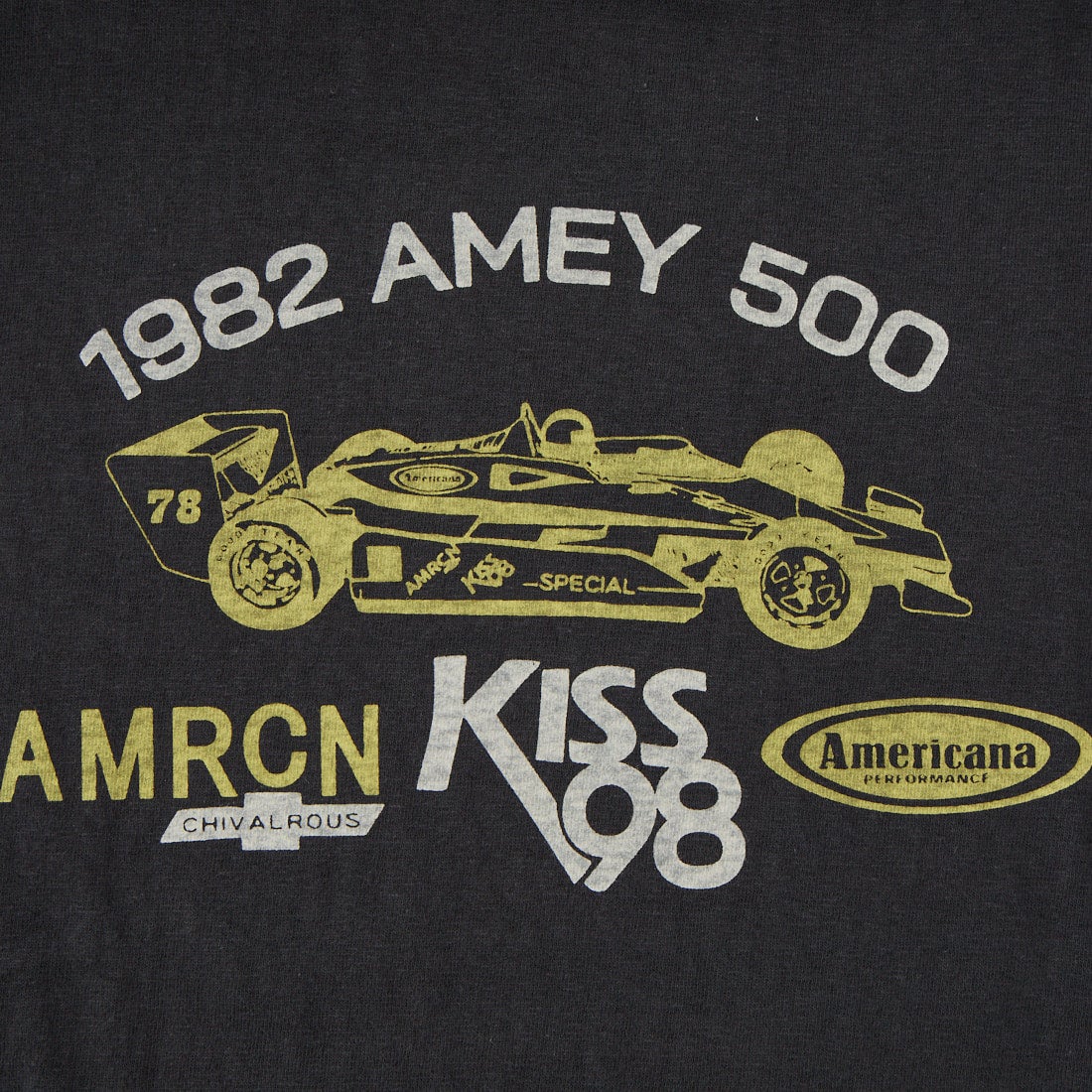 Americana [アメリカーナ] レーシングプリントTシャツ [BRF-848A-3] ｽﾐｸﾛ