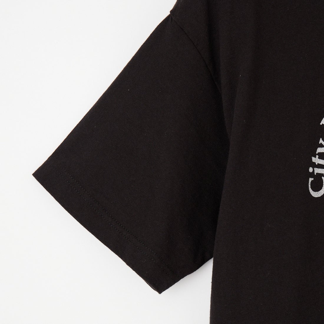 City Lights Bookstore [シティライツ ブックストア] ロゴプリントショートスリーブTシャツ [CLBS-TEE02] LOGO/BLACK
