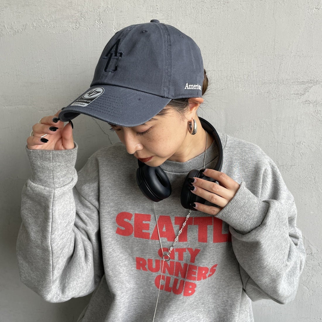 MAISON KITSUNE [メゾン キツネ] フォックスヘッドキャップ
