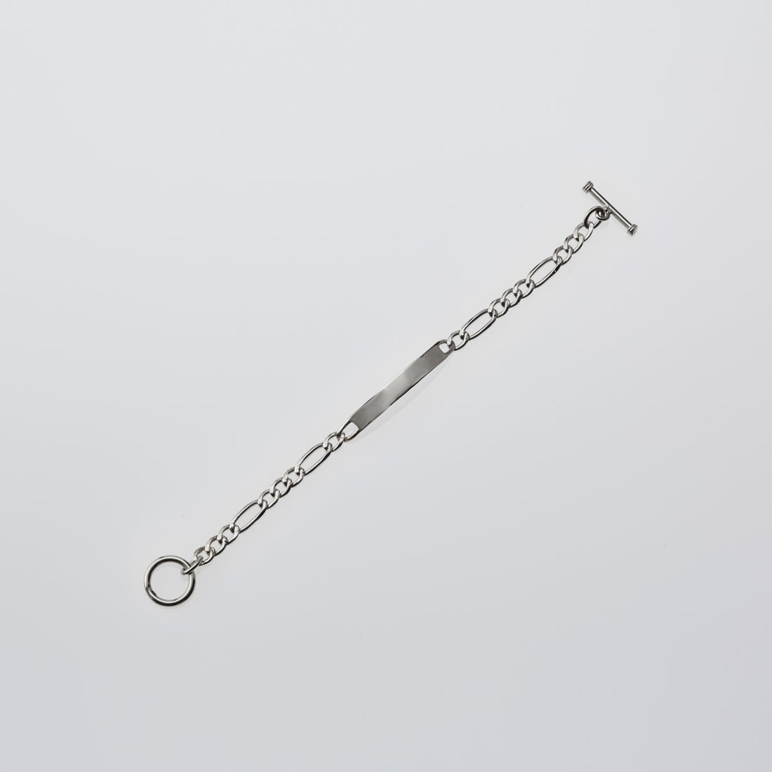 XOLO JEWELRY [ショロジュエリー] ID フィガロリンクブレスレット [XOB040-19] SILVER