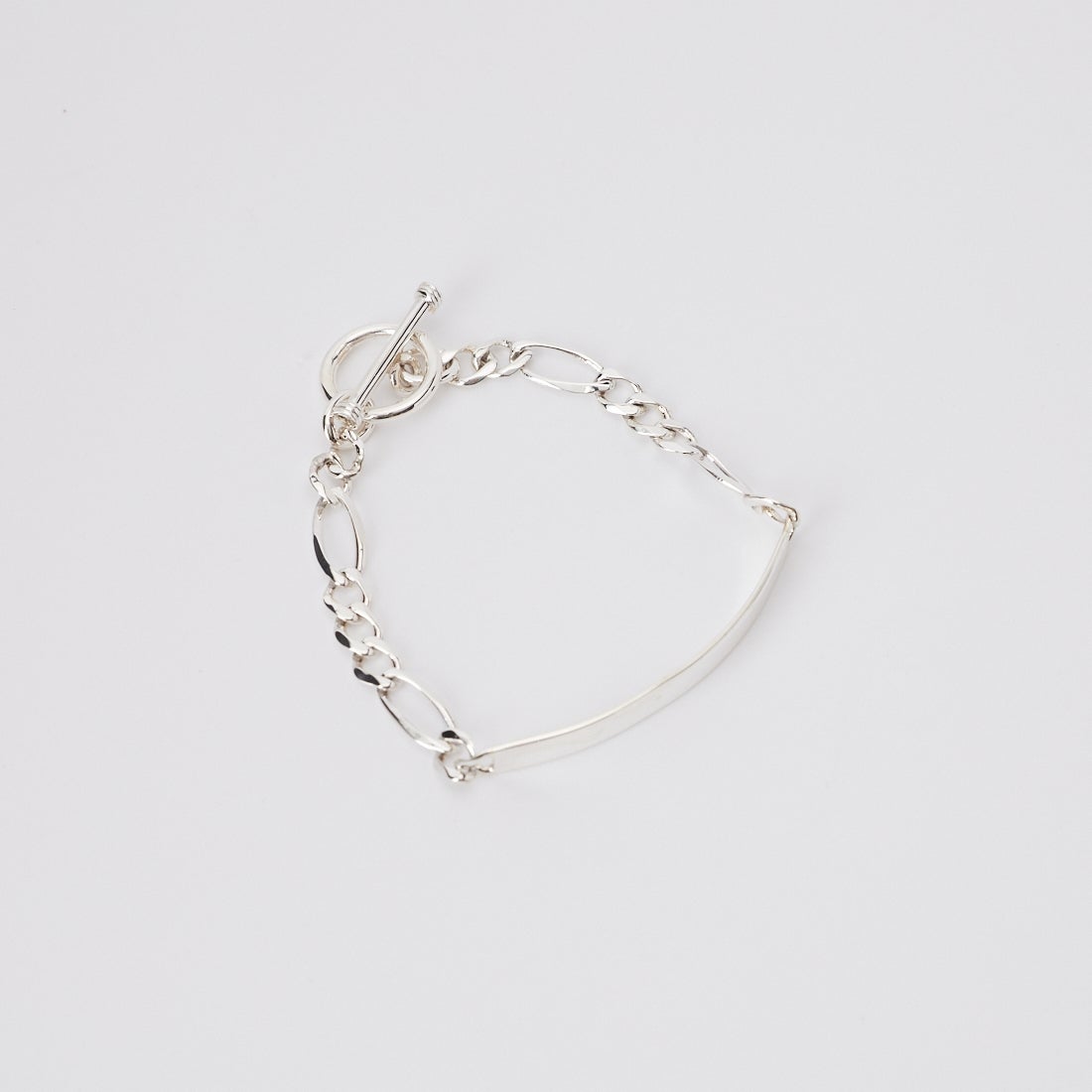 XOLO JEWELRY [ショロジュエリー] ID フィガロリンクブレスレット [XOB040-19] SILVER