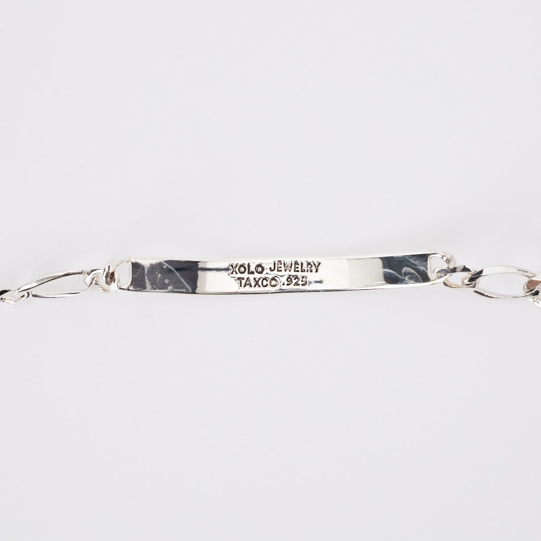 XOLO JEWELRY [ショロジュエリー] ID フィガロリンクブレスレット [XOB040-19] SILVER