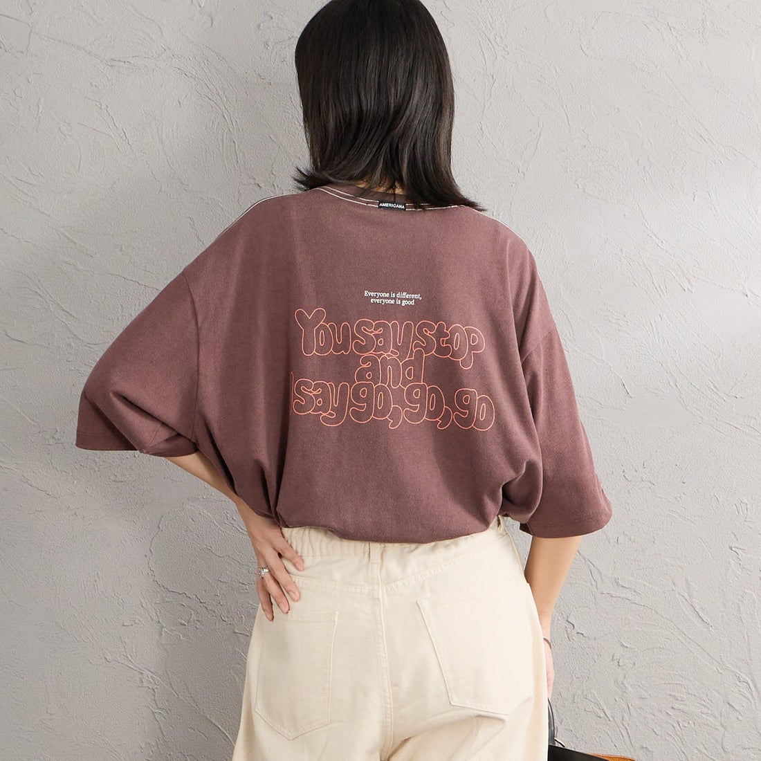 ﾌﾞﾗｳﾝ&&モデル身長：162cm 着用サイズ：ONE SIZE&&