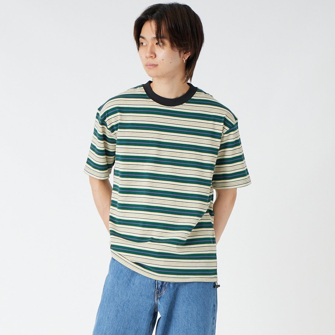GREEN&&モデル身長：177cm 着用サイズ：M&&