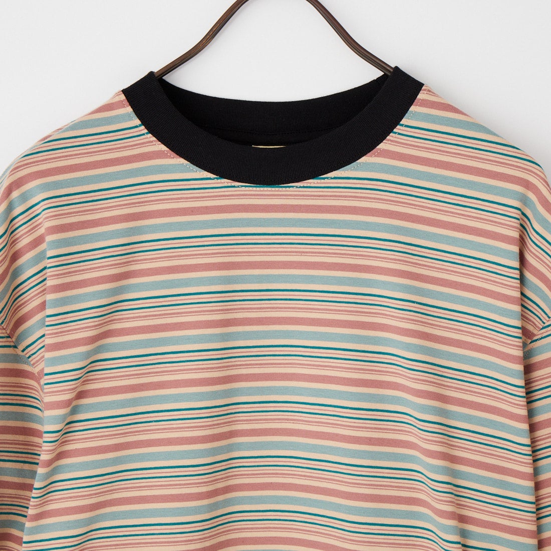 SCREEN STARS [スクリーンスターズ] 別注 マルチボーダードローコードTシャツ [2622-231IN-JF] BEIGE