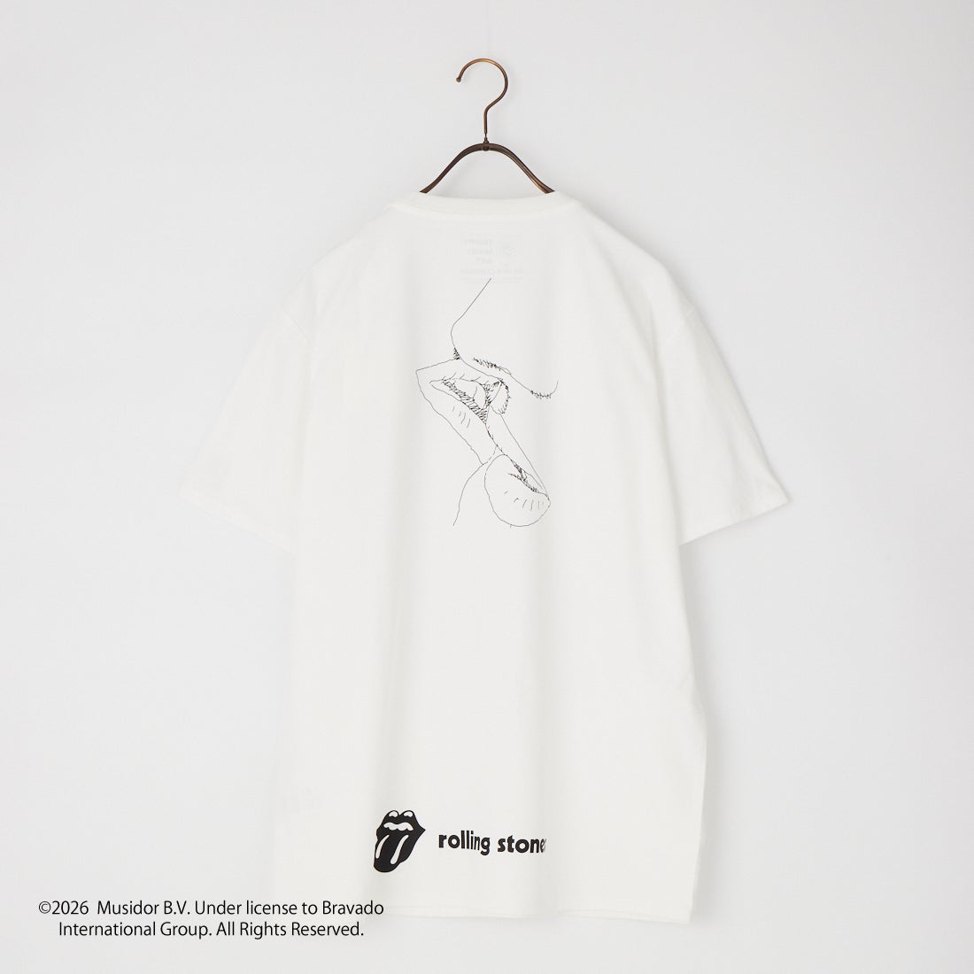 TRIPPY MIKIO ART [トリッピーミキオアート] RS LIP&TONG SKETCHES ショートスリーブTシャツ [TR-133] WHITE