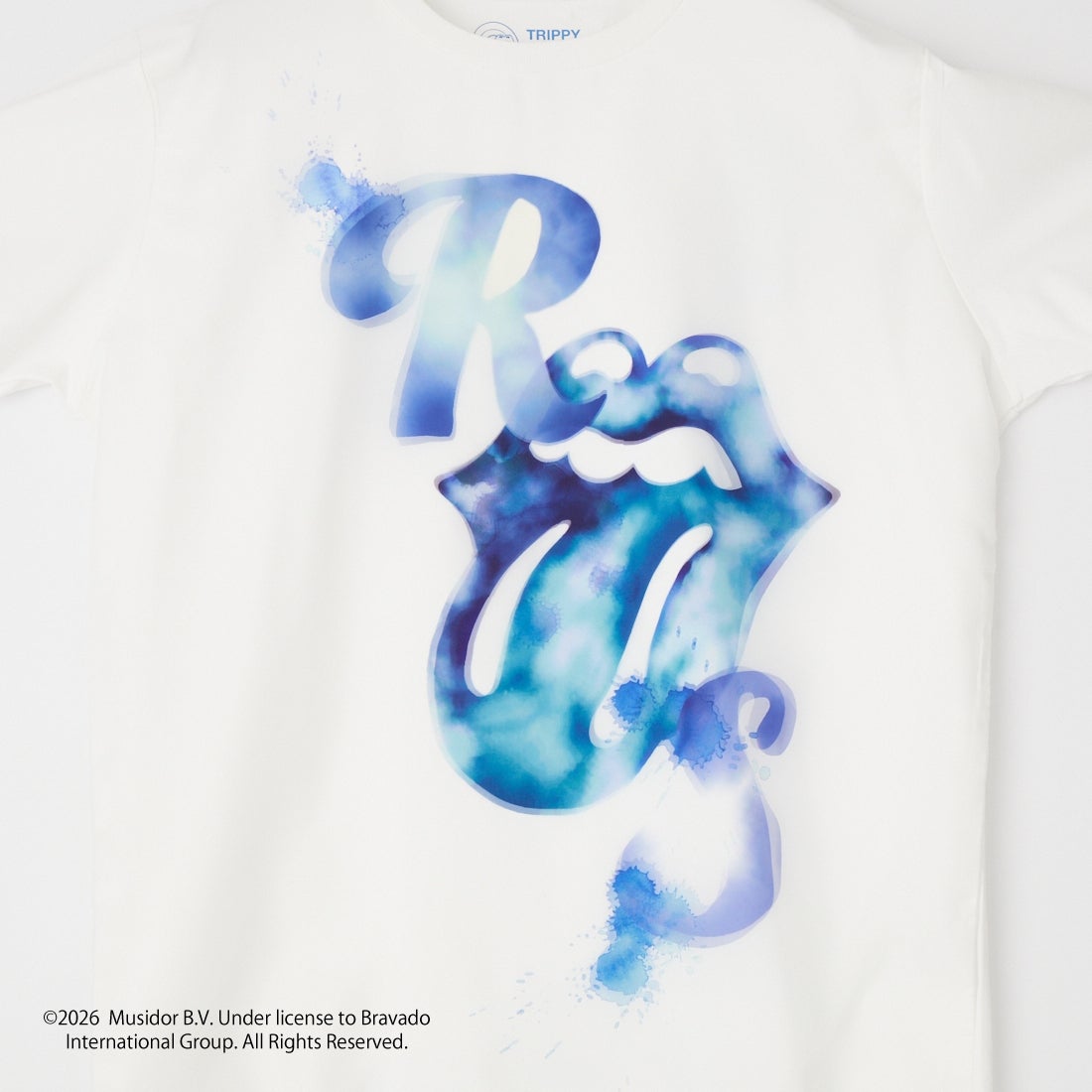 TRIPPY MIKIO ART [トリッピーミキオアート] RS LIP&TONG INK ショートスリーブTシャツ [TR-134] WHITE