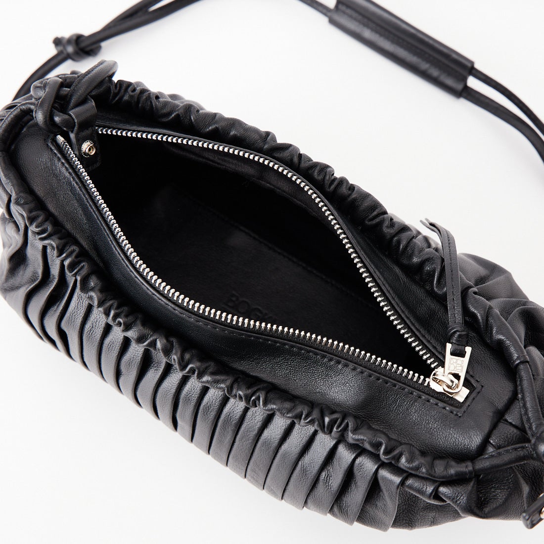 BOGKI [ボグキ] RIPPLE ミニスクエアバッグ [4963250009] 01 BLACK