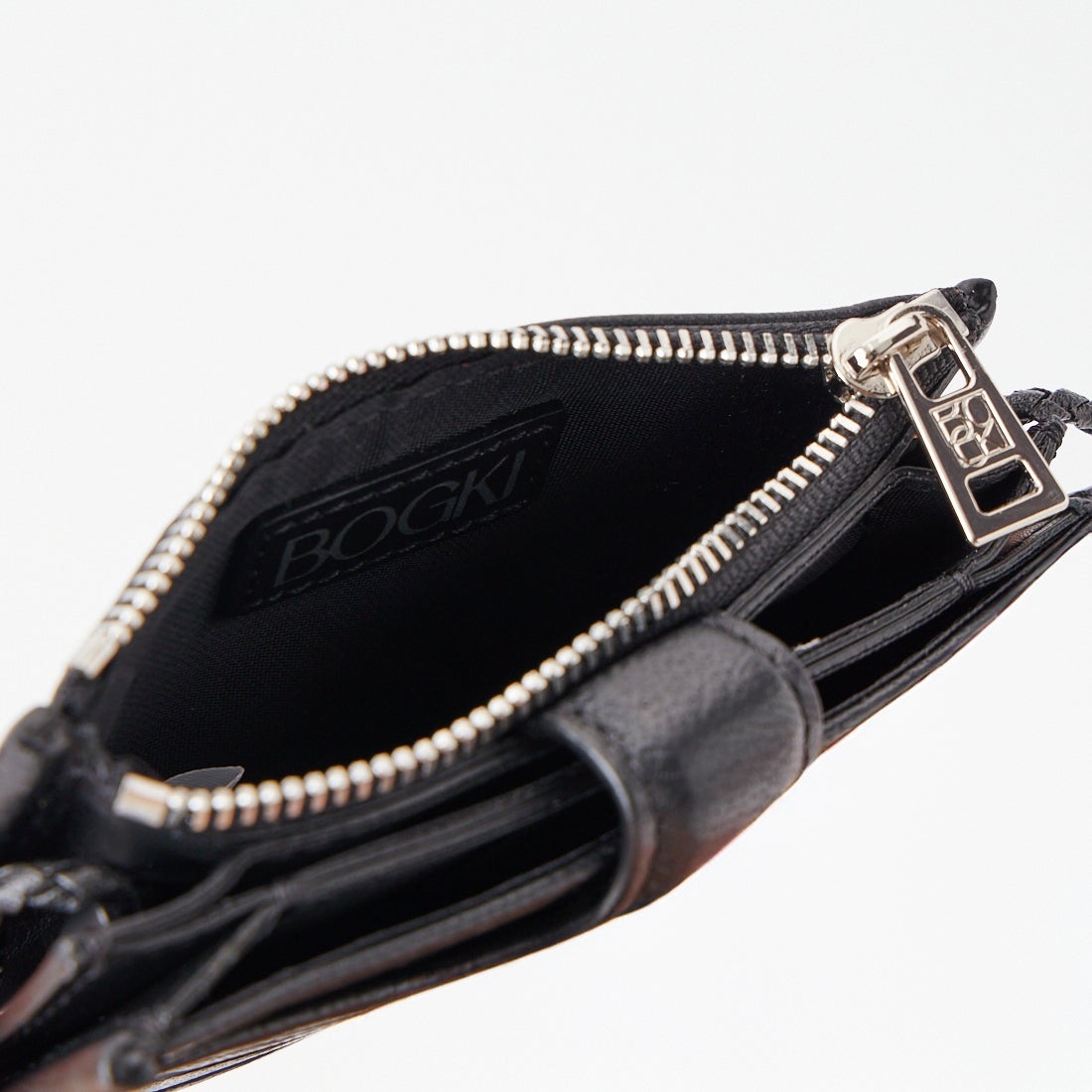 BOGKI [ボグキ] RIPPLE ストラップ付きウォレット [4963250003] 01 BLACK