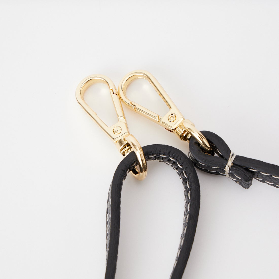 AULENTTI [オウレンティ] 別注 DOLLARO 2WAY レザーステッチ ショルダーバッグ [AP-368-DOSCDO-JF] BLACK