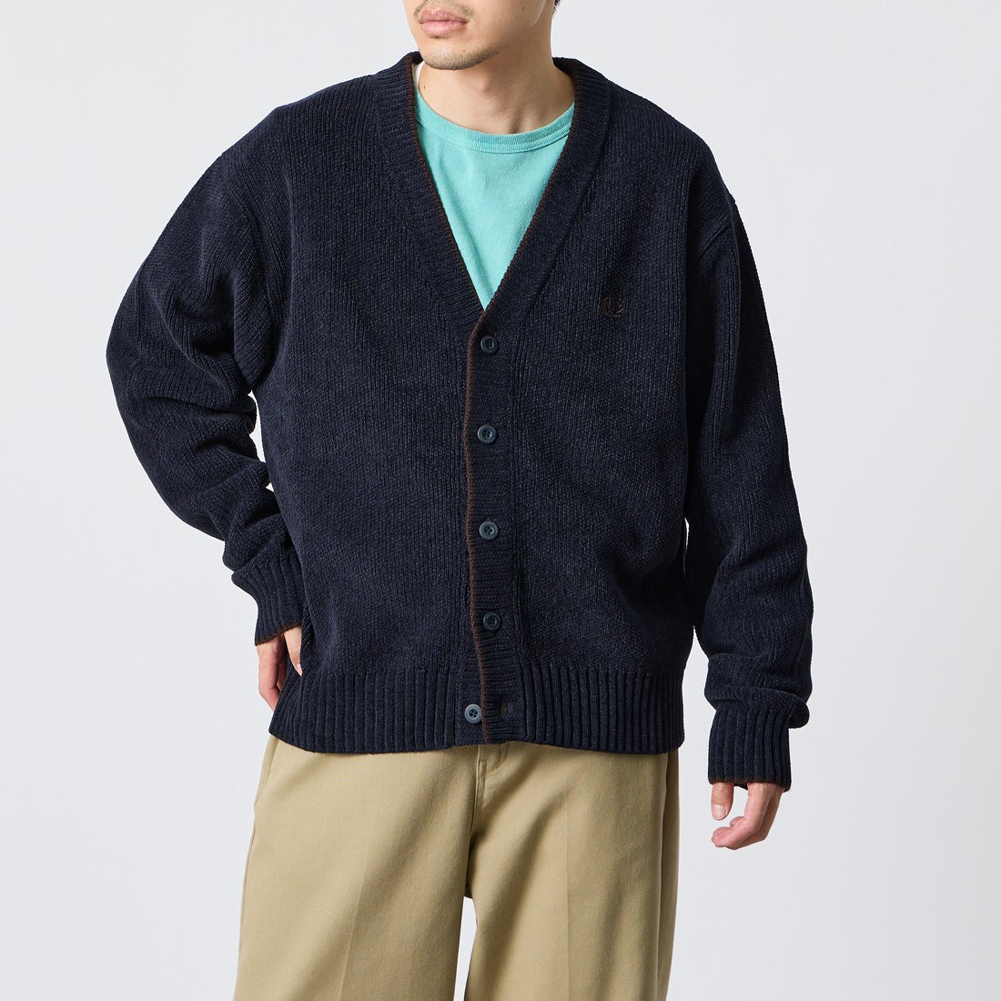 NAVY/RICH&&モデル身長：168cm 着用サイズ：L&&