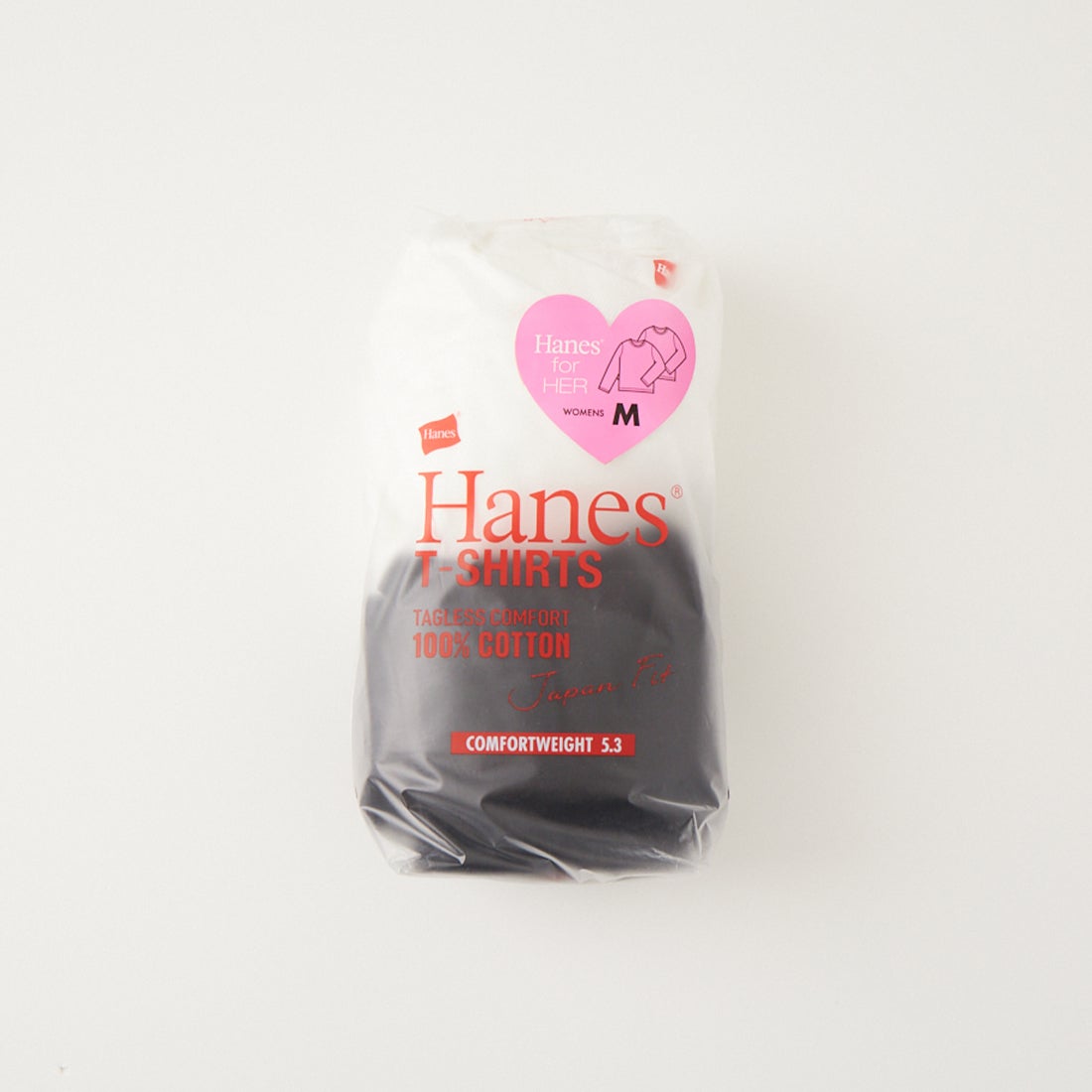 Hanes [ヘインズ] 2P FOR HER ジャパンフィットロングスリーブパックTシャツ [HW4-E104] 998 ASSORT