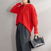 940 RED&&モデル身長：160cm 着用サイズ：M&&