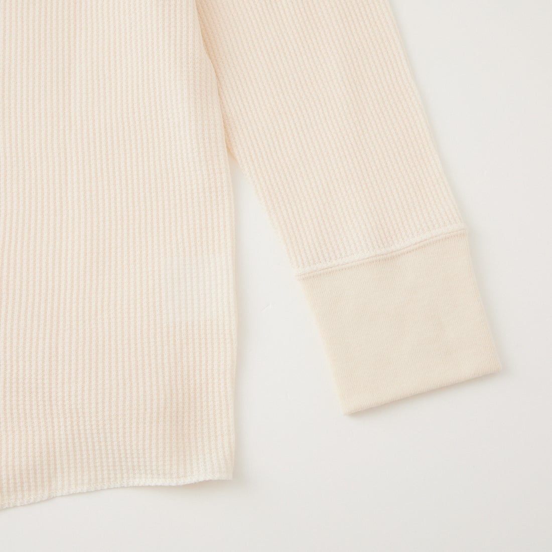 Hanes [ヘインズ] ヘンリーネック サーマルカットソー [HW4-E102] 020 OFF WH