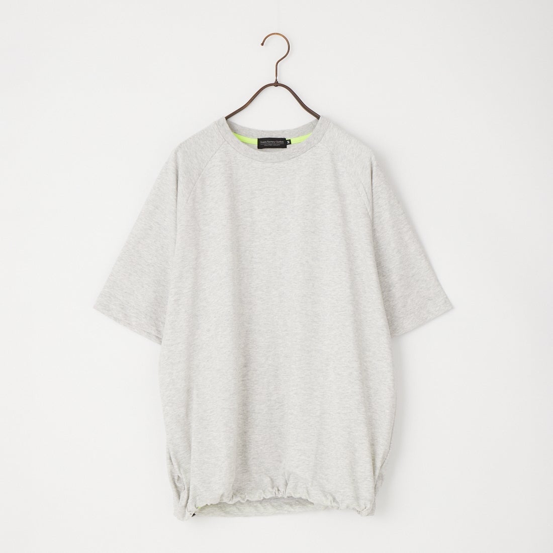 Jeans Factory Clothes [ジーンズファクトリークローズ] ドットエアリードローコードTシャツ [AK262133] ASH
