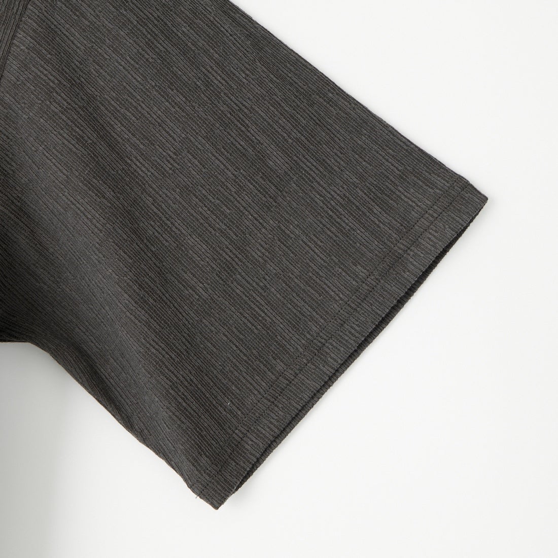 Jeans Factory Clothes [ジーンズファクトリークローズ] 楊柳バインダークルーネックTシャツ [AK262135] I.BLK