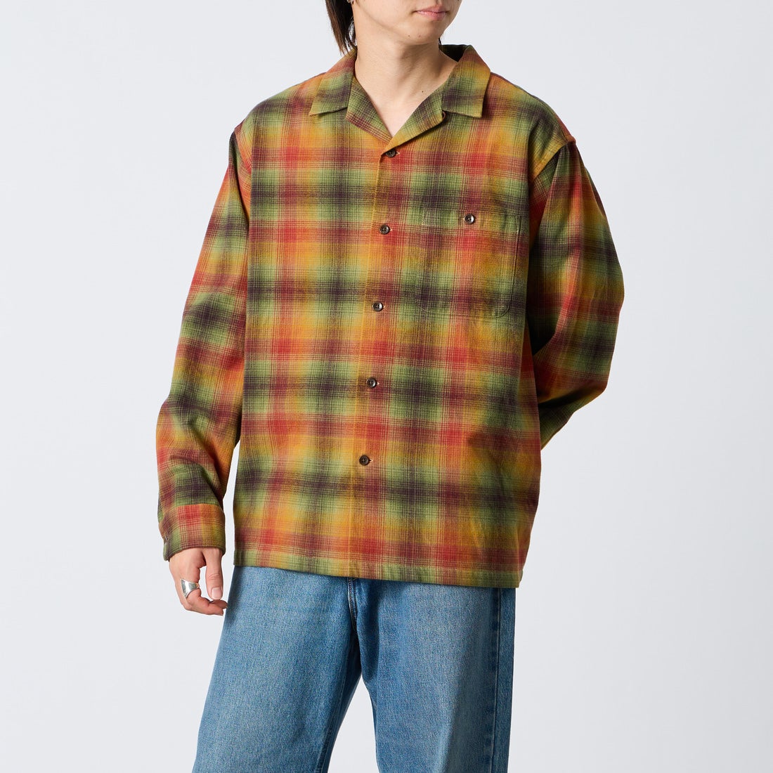 FOREST/RUS&&モデル身長：177cm 着用サイズ：L&&