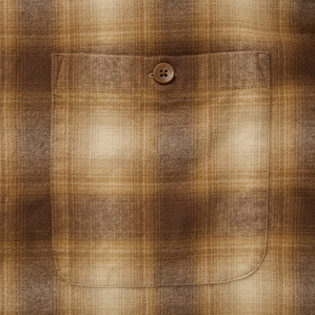 PENDLETON [ペンドルトン] 別注 シングルポケット オンブレチェックシャツ [6475-5215-JF] BEIGE/ECRU