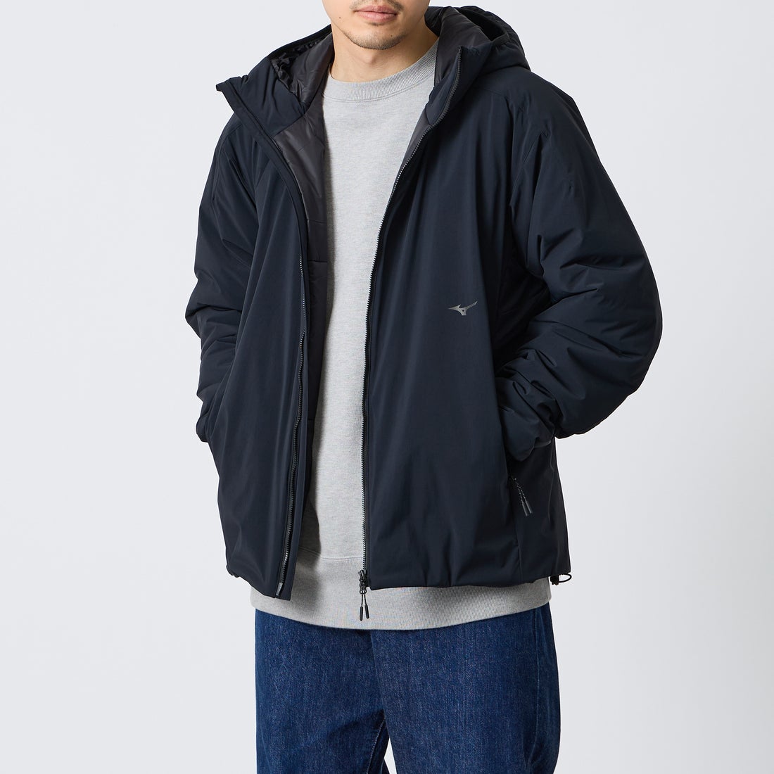 BLACK&&モデル身長：168cm 着用サイズ：L&&