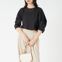801 ﾌﾞﾗｯｸ&&モデル身長：162cm 着用サイズ：F&&