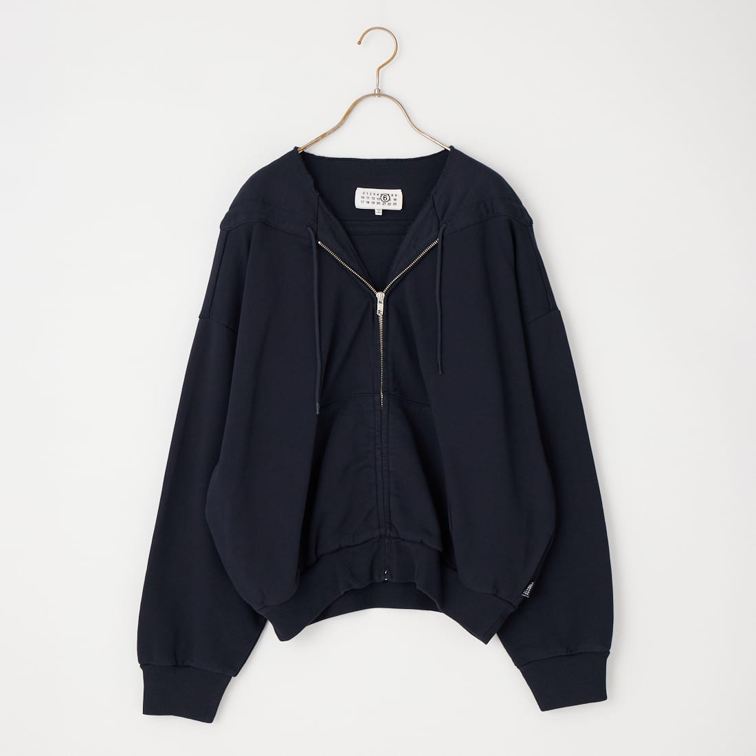 MM6 Maison Margiela [エムエムシックス メゾン マルジェラ] ジップフロントスウェットシャツ [S52HG0045-M25025] 524 B.NVY