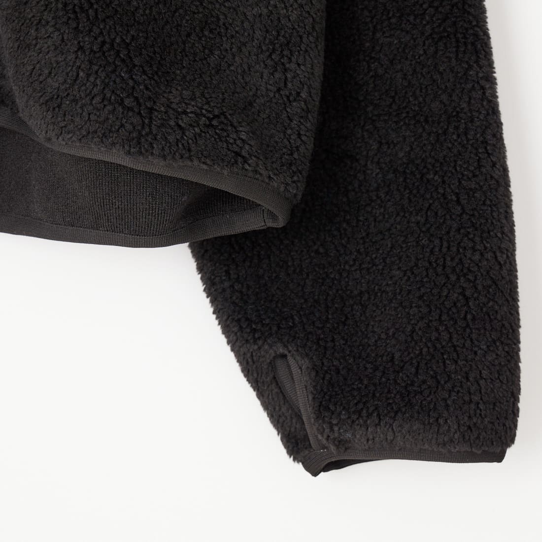MM6 Maison Margiela [エムエムシックス メゾン マルジェラ] リバーシブルテディ フリーススウェットシャツ [SH0GU0043-M36010] 900 BLACK