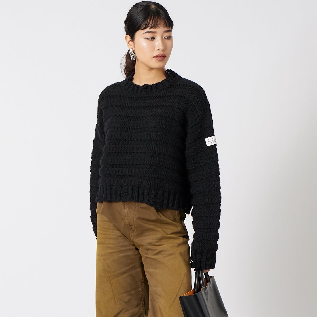 900 BLACK&&モデル身長：162cm 着用サイズ：M&&