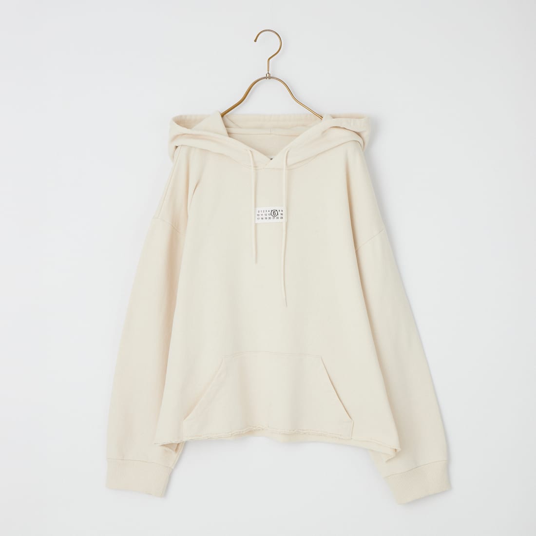 MM6 Maison Margiela [エムエムシックス メゾン マルジェラ] コットンスウェットフーディ [S52GU0235-M25025] 103 ECRU