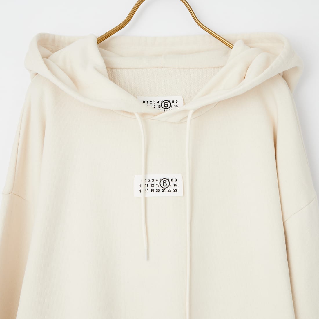 MM6 Maison Margiela [エムエムシックス メゾン マルジェラ] コットンスウェットフーディ [S52GU0235-M25025] 103 ECRU