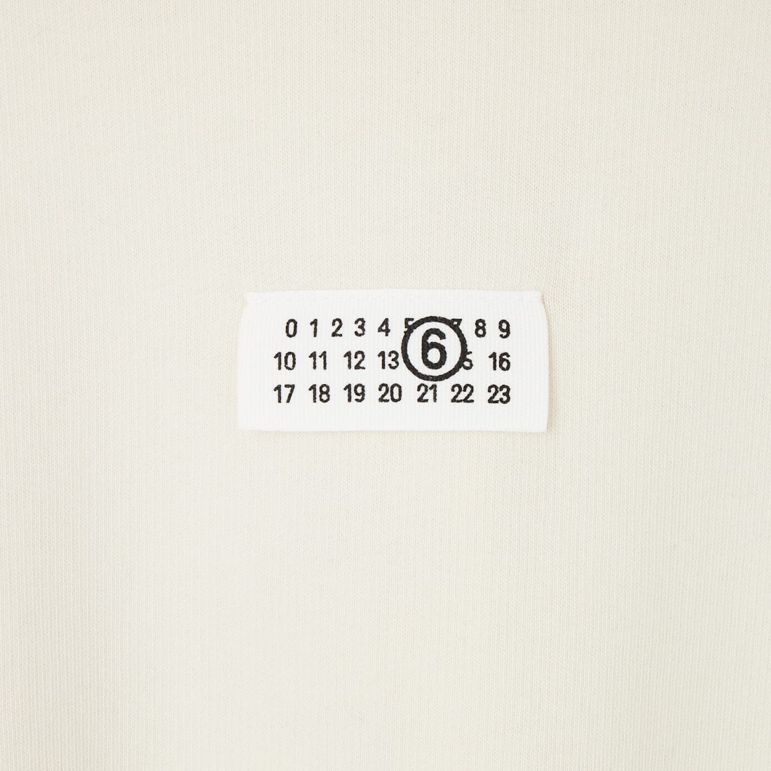 MM6 Maison Margiela [エムエムシックス メゾン マルジェラ] コットンスウェットフーディ [S52GU0235-M25025] 103 ECRU