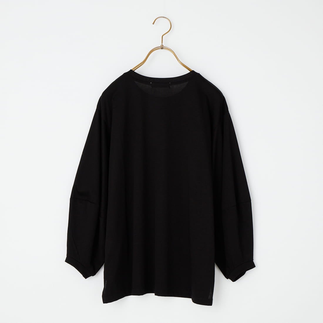Jf Ready Made [ジェイエフレディメイド] ランタンスリーブシルケットTシャツ [3204108] 801 ﾌﾞﾗｯｸ
