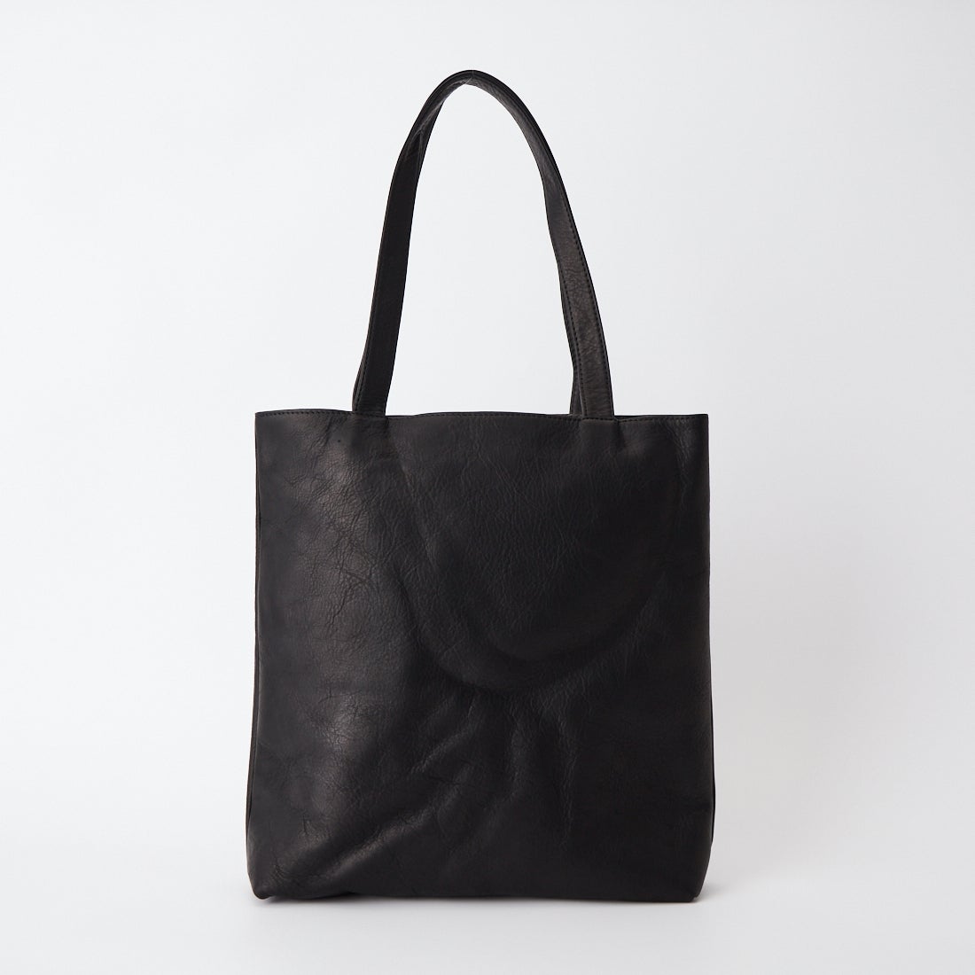 MR.OLIVE E.O.I [ミスターオリーブ] インパーマレザー ガセットポケット トートバッグ [ME651] BLACK