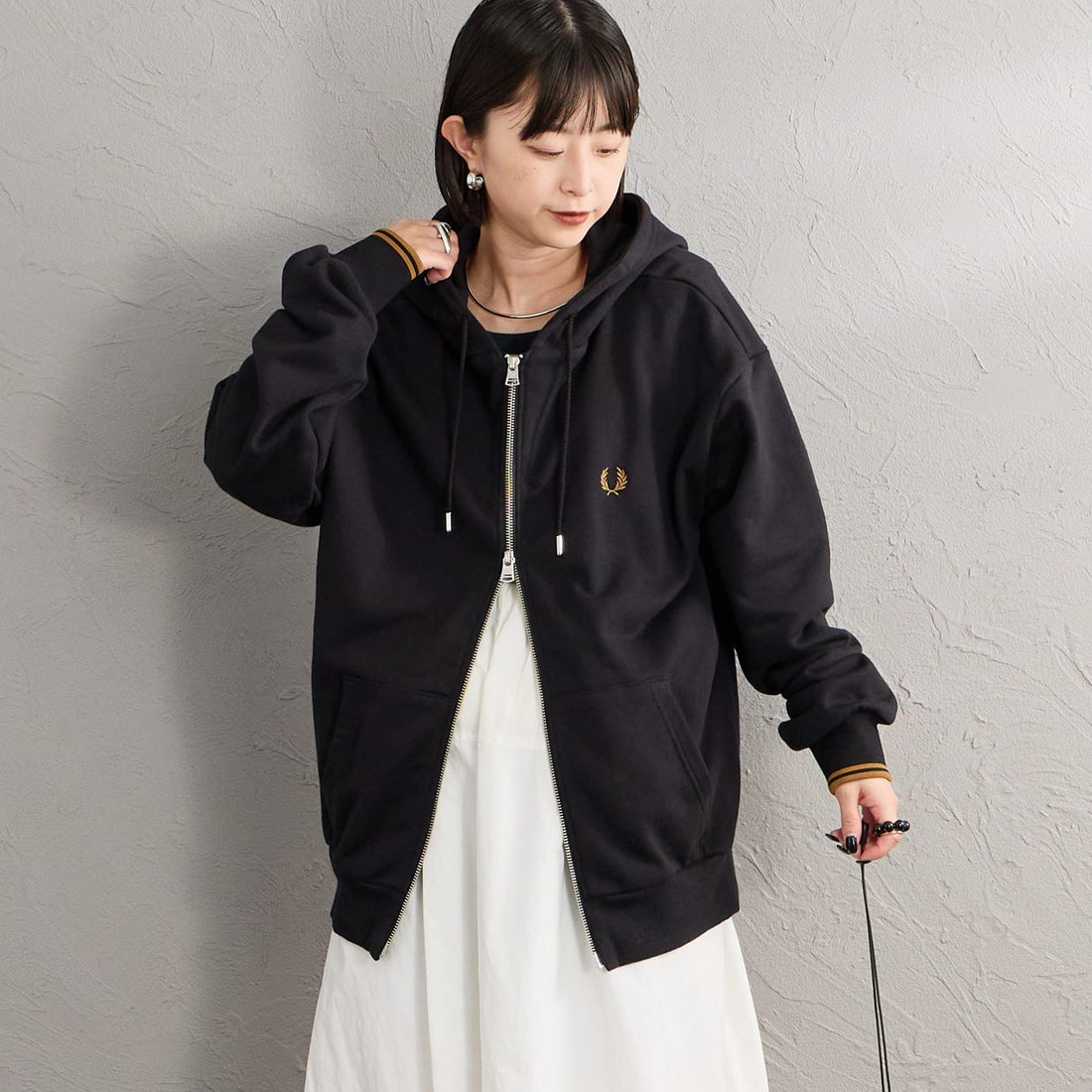 BLACK/DARK&&モデル身長：150cm 着用サイズ：S&&