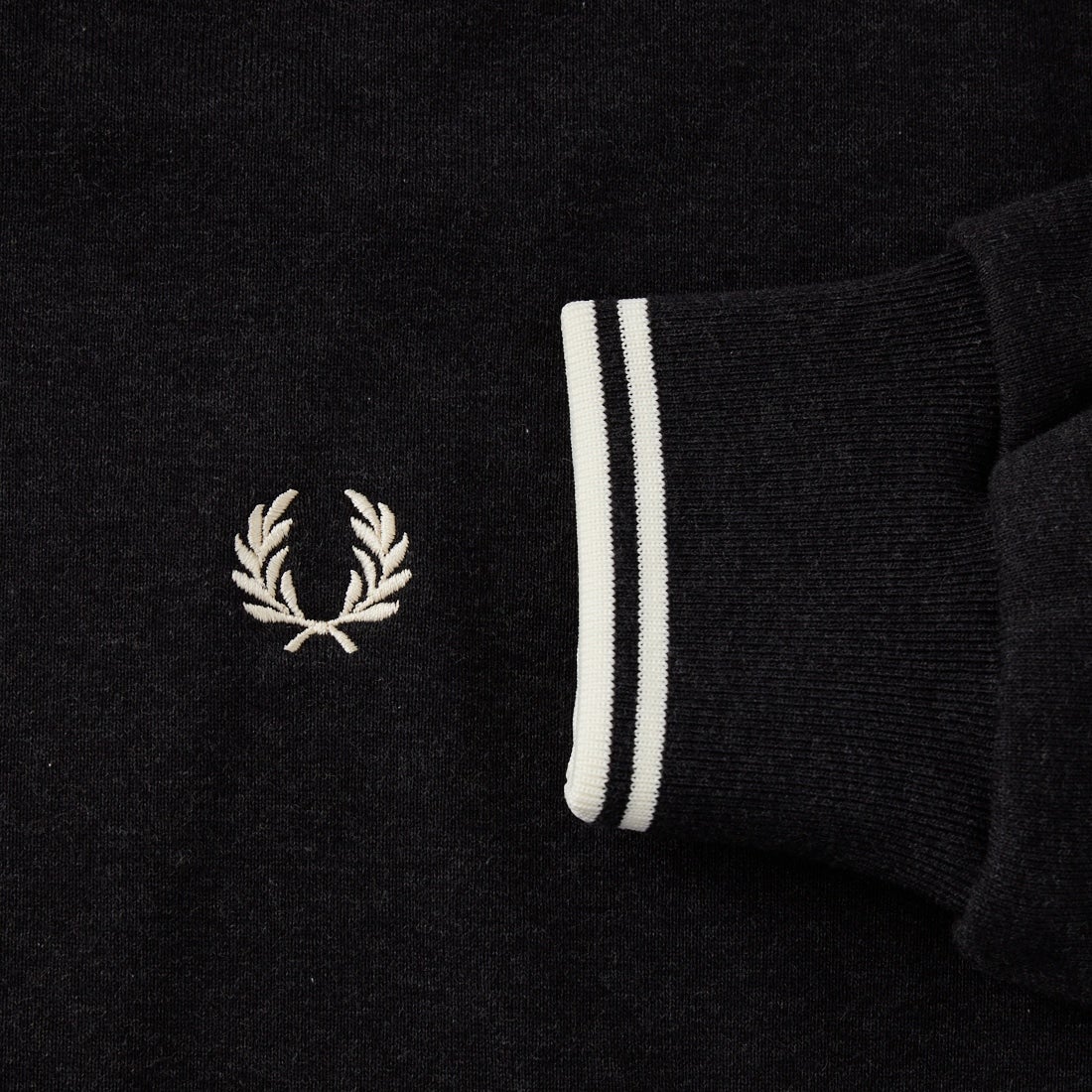 FRED PERRY [フレッドペリー] 別注 フードロゴ刺繍スウェットジップパーカー [FPM-26A-011JF] CHARCOAL M