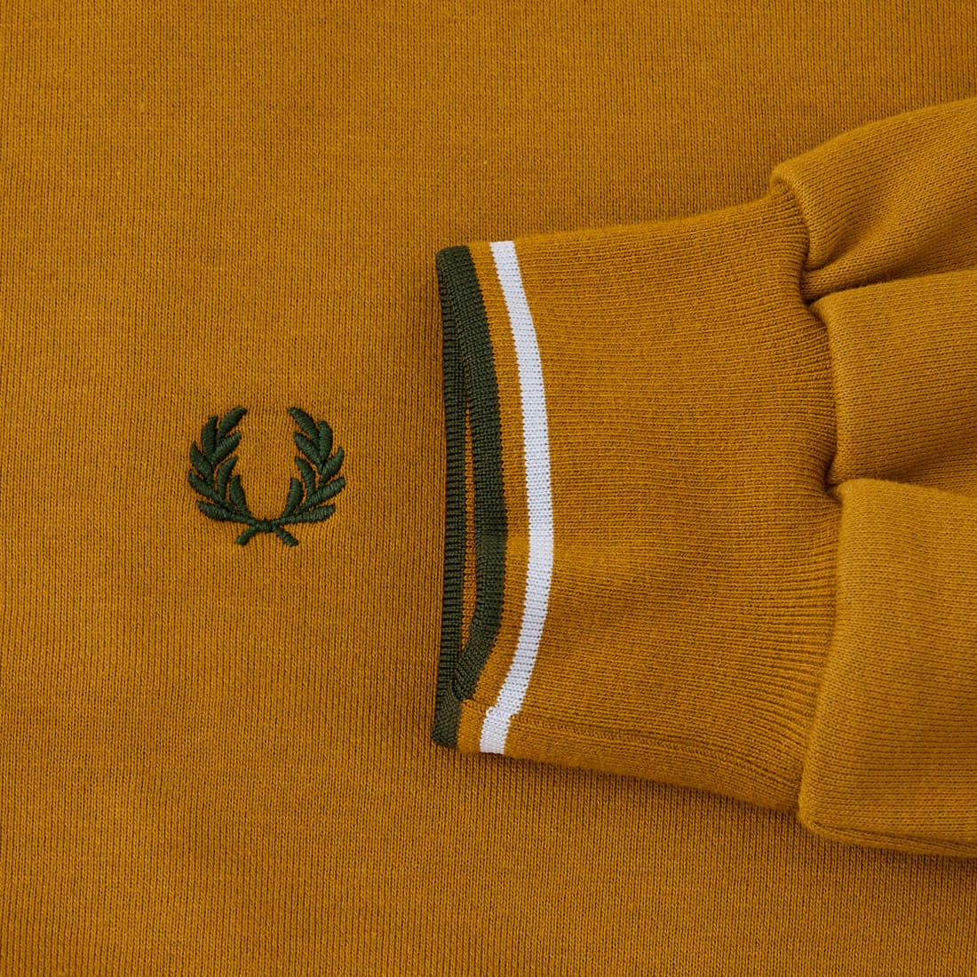 FRED PERRY [フレッドペリー] 別注 フードロゴ刺繍スウェットジップパーカー [FPM-26A-011JF] DARK CARAM