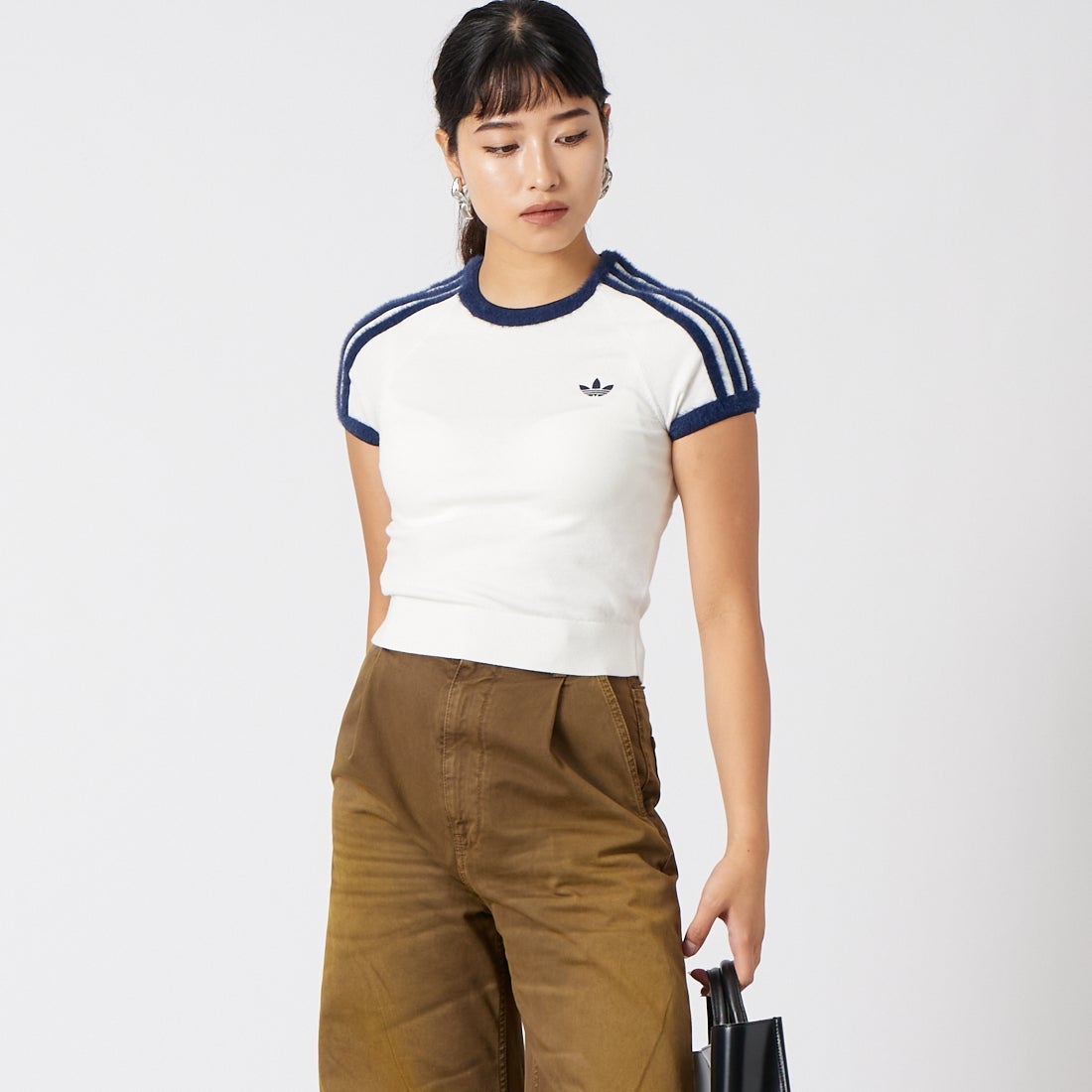 adidas Originals [アディダス オリジナルス] スリムニットTシャツ [MGU70] KS9952
