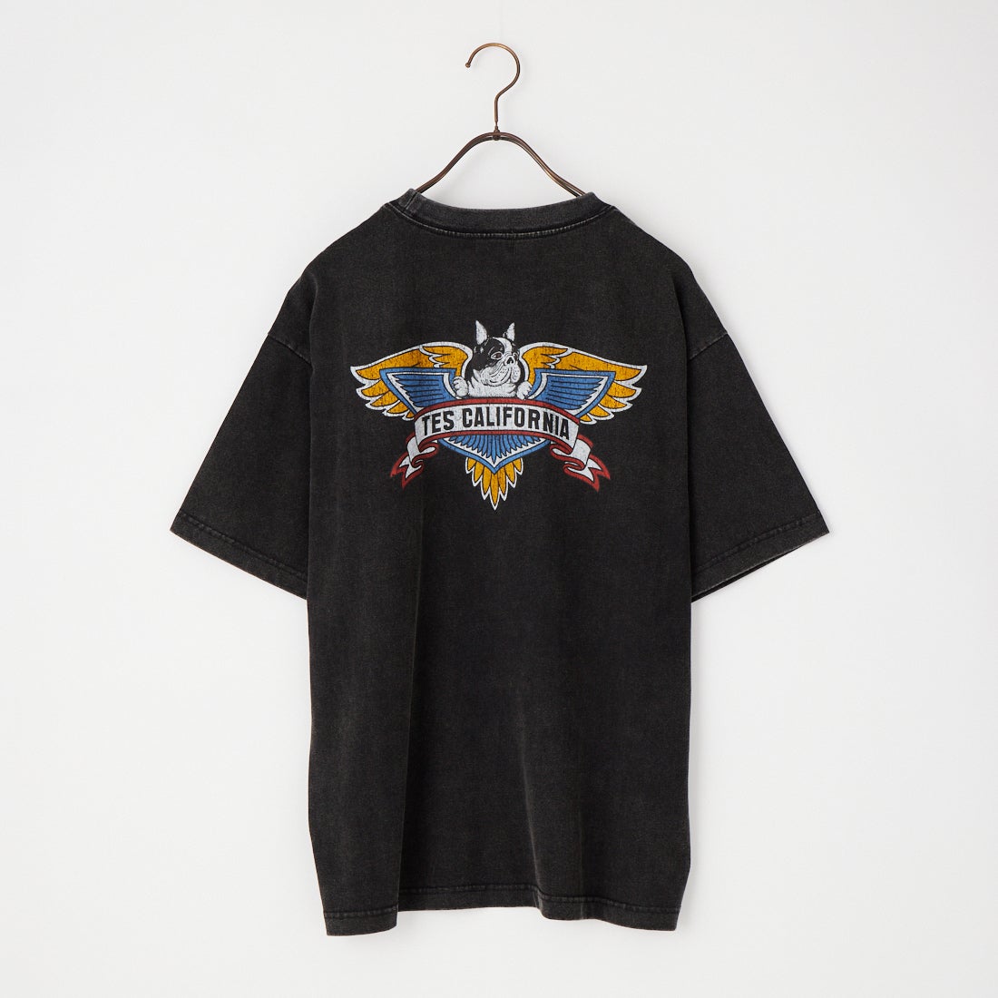 The Endless Summer [エンドレスサマー] ヴィンテージバイカー ビッグシルエットTシャツ [G-26574314] 01 BLACK