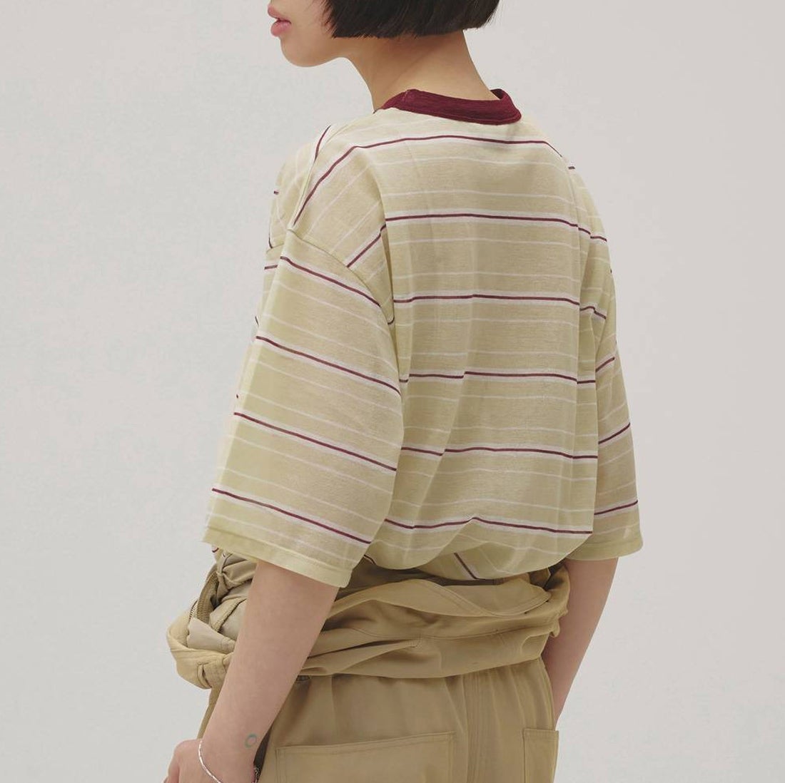 TODAYFUL [トゥデイフル] シアーボーダーTシャツ [12610629] L/GRN