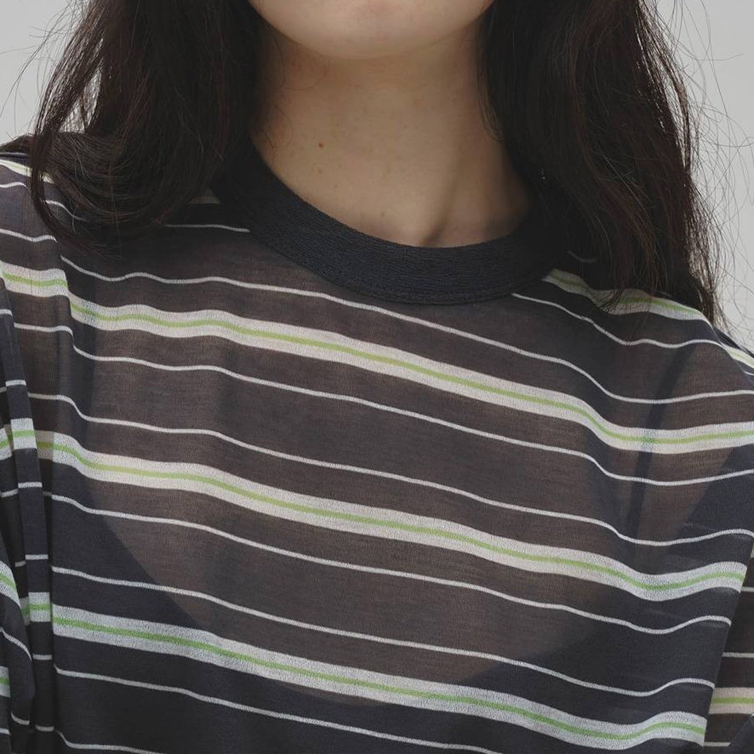 TODAYFUL [トゥデイフル] シアーボーダーTシャツ [12610629] IDG